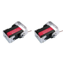 2X 150KG 12V RDS51150 Double-Shaft Digital Metal Robotic Servo with U Mounting Bracket Waterproof 180 Degree