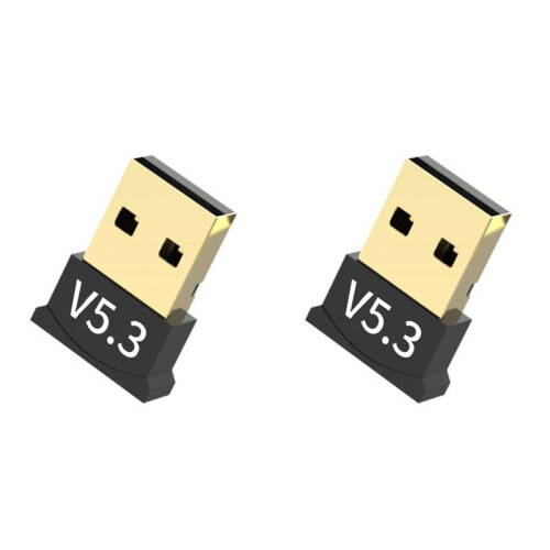 2X  5.3 Adapter for PC USB  Dongle Receiver Transmitter for Desktop Laptop Speaker