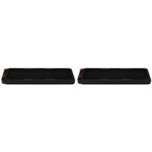 2X Radiateur en Aluminium de Refroidissement par Eau 18 Tuyaux Dissipateur de Chaleur de 360 mm pour Refroidisseur de Liquide D'Échangeur de