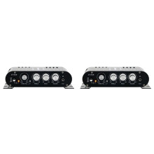 2X ST-838 HiFi 2.1 Channel Power Amplifier 80Wx2 Stereo Bass Sound Amp with Subwoofer Output Home Audio Amplifier Black