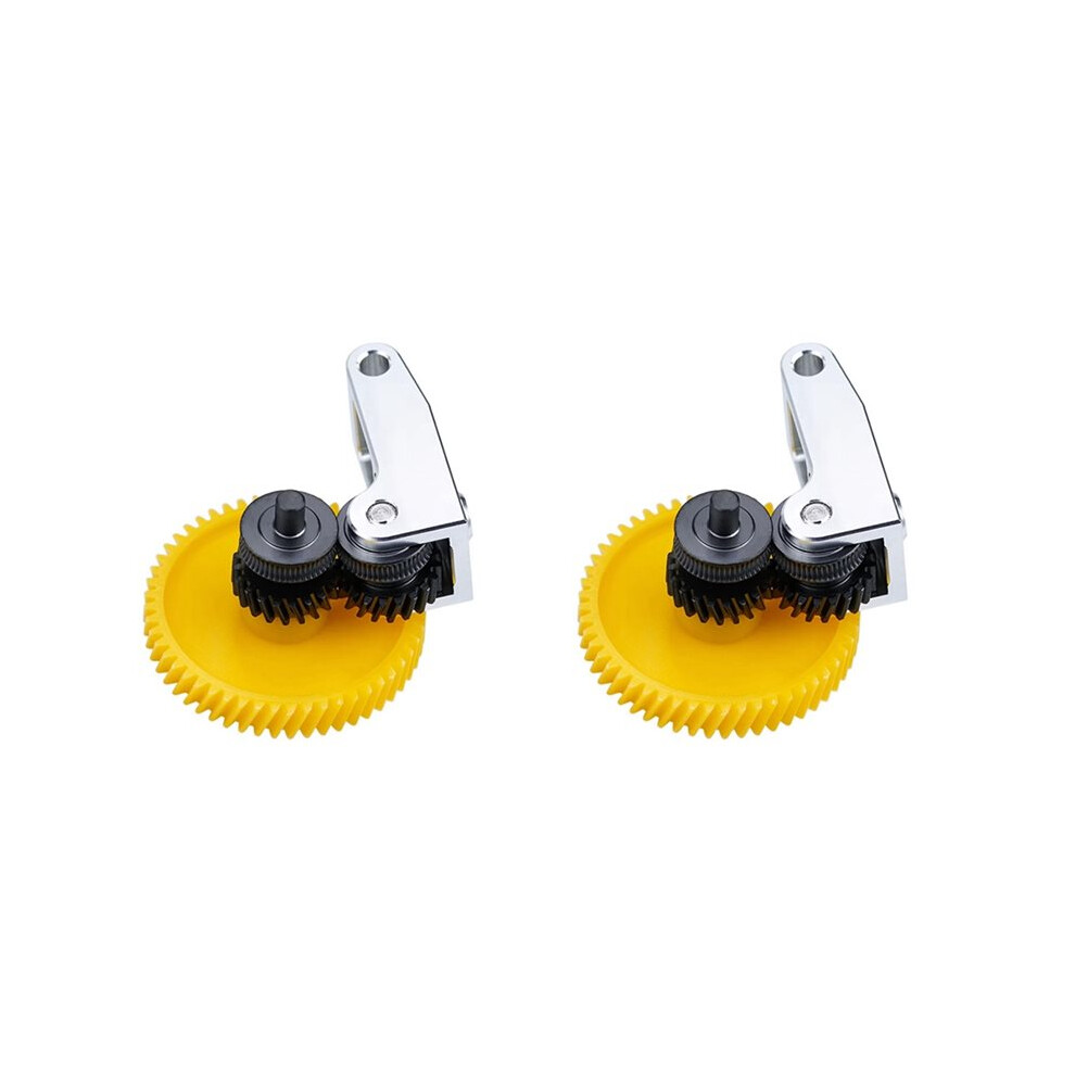 2X Upgrade Hardened Steel Extruder Gear Assembly For P1s P1p X1 Carbon X1c 3D Printer Oblique Tooth 6034057697986