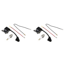 2X Candela Accensione e Cavi Candela per Motosega MS170 MS180