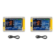 2X 1060KH/S NMMiner NerdMiner Bitcoin Crypto Solo Miner 2,8 Zoll Display NerdMiner Verbesserte 1060KH/S Harshrate