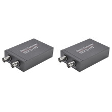 2X SDI Naar -Compatibel Naar SDI-Adapter HD 3G Video-Microconverter met Automatische Audio-Formaatdetectie voor Camera