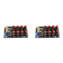 2X Eight-Way Servo Controller Robot Arm Test Board Driver Knob 8-Way Pwm Development Industrial Control Debugging Board