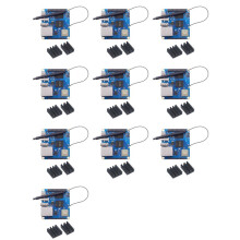 10X for Orange Pi Zero 3 Development Board 1GB+Heat Sink H618 WiFi5+BT 5.0 Gigabit LAN for Android 12 Debian12