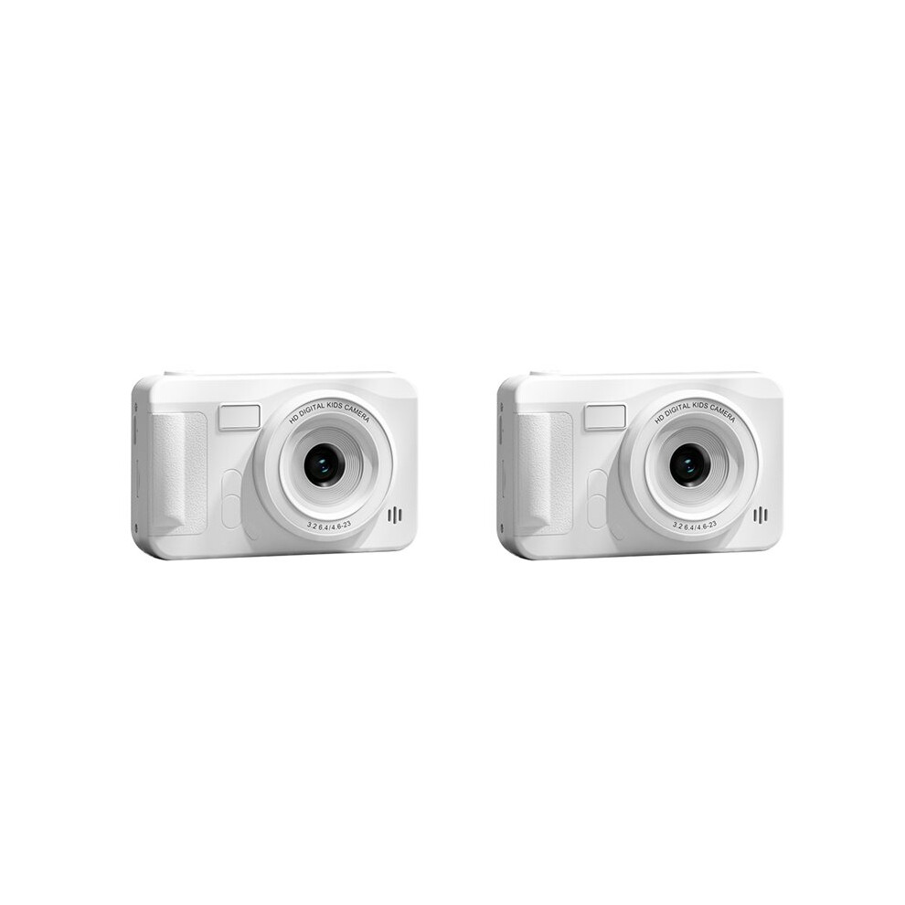 2X 4K Digital Camera 44 Megapixels HD Photography CCD Travel Selfie Pocket Students Campus Selfie Camera White-image-OPC-PSTP5GV-NEW