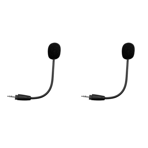 2X Microfono Sostitutivo da Gioco da 3,5 mm per  HS35/HS45 Cuffie con Microfono Cuffie da Gioco