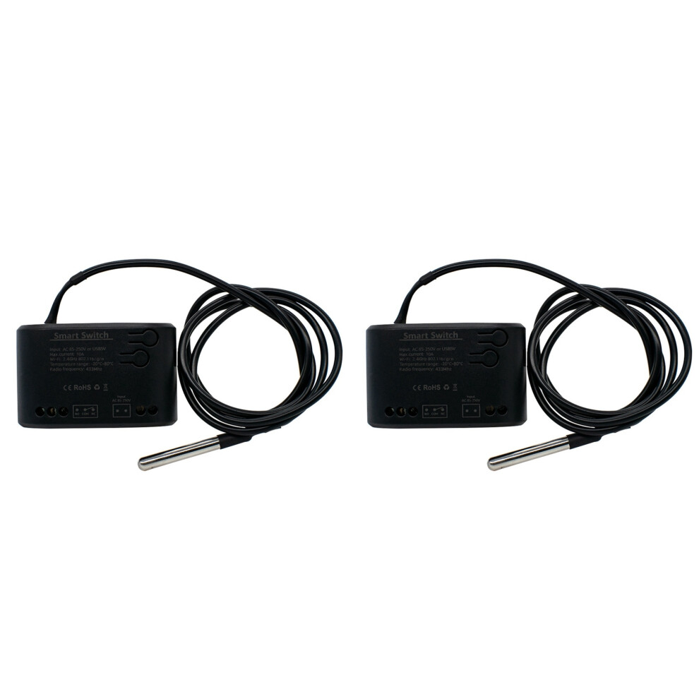 2X Tuya Temperature Wifi Home Relay Intelligent Thermostat With Consumption Monitor Ac 85-250V 6033949674470