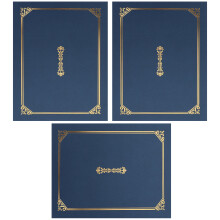 3pcs folding certificate holder for graduation diploma covers