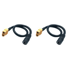 2Pc XT60 XT-60 Vrouwelijke Jack Naar 5.5Mm X 2.5Mm Vrouwelijke Jack Power Adapter Kabel voor FPV Monitor Drone Power Lead Cord