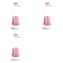 3X Mélangeur Portable Rechargeable Presse-Agrumes Électriques Mélangeurs de Fruits USB Smoothie Mélangeur Presse-Agrumes Personnel Machine B
