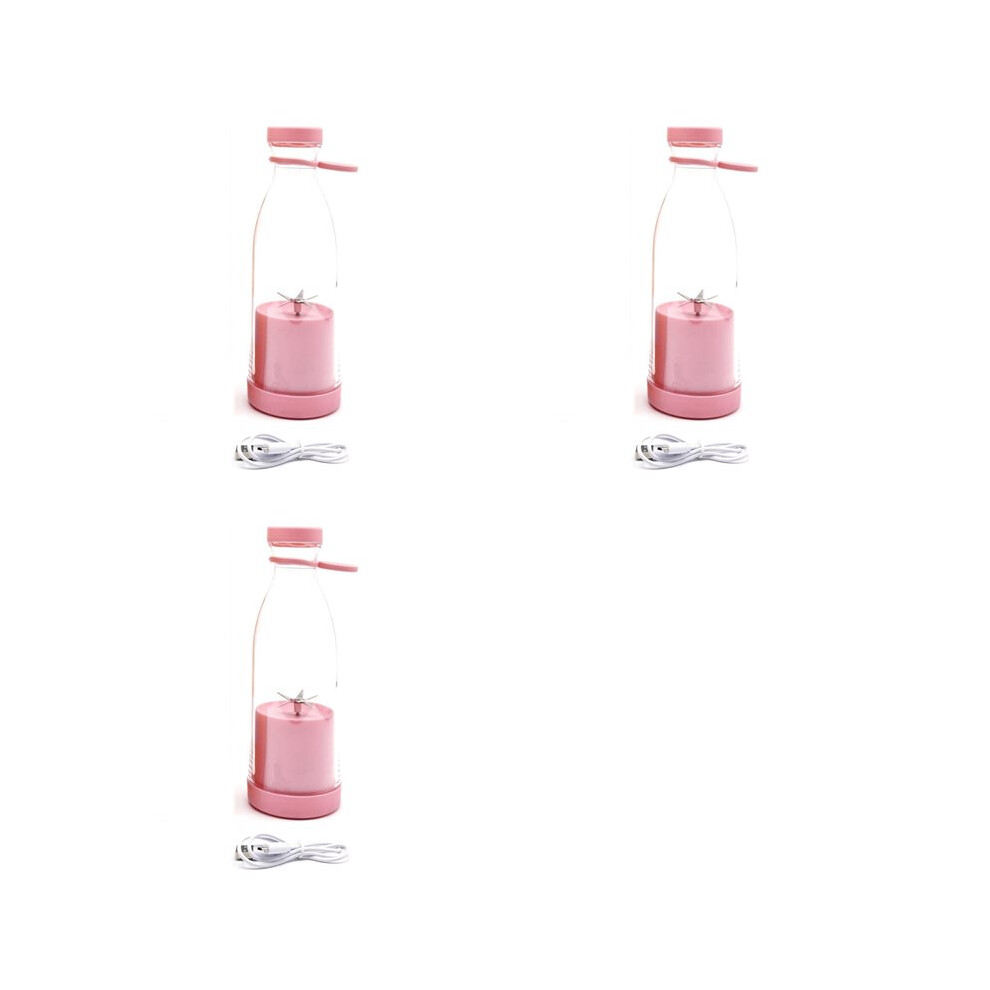 3X Rechargeable Portable Blender Electric Juicers Fruit Mixers Usb Smoothie Blender Personal Juicer Maker Machine B 6032154293414