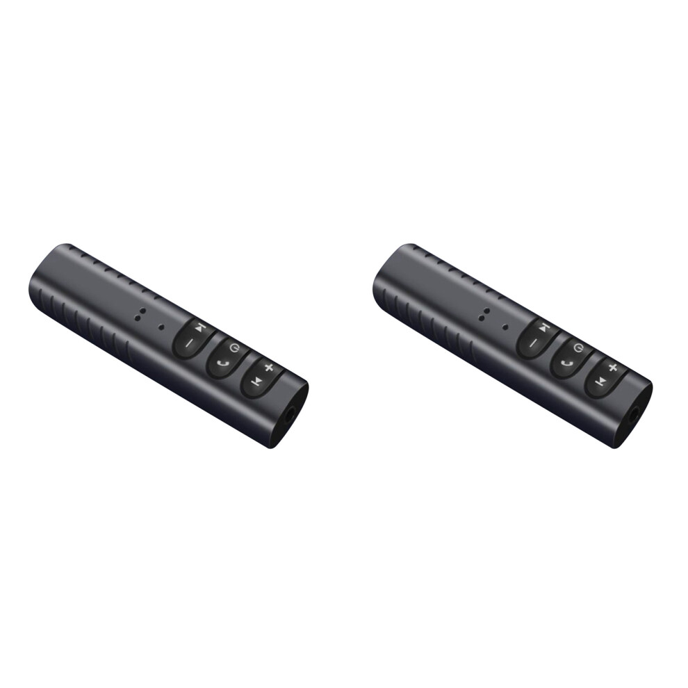 2X 5.0 Audio Receiver 3.5Mm Jack Aux Adapter Portable Audio Receiver For Headphones Speakers 6032003008541