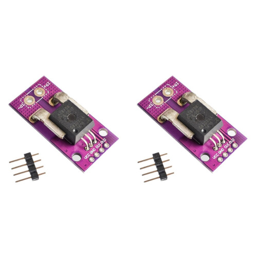2X MCU-758 ACS758LCB-050B ACS758LCB-050B-PFF-T 50A Hall Current Sensor Module Linear Current Sensor Module