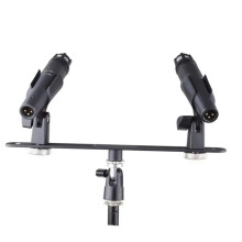 Für Alctron MAS020 Doppel-Mikrofonständer Stereo-Aufnahme Dual-Mikrofonständer