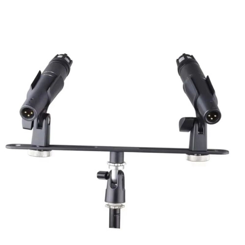 Voor Alctron MAS020 Dubbele Microfoonstandaard Stereo-Opname Dubbele Microfoonstandaard
