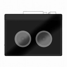Radio Rétro Nostalgique, Lecteur de Cassettes Portable, Haut-Parleur Sans Fil avec Fonctions Lecture/ Rapide/Retour