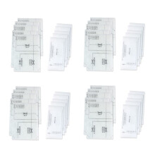 20 Pair Replaceable Vacuum Cleaner Accessory Universal Motor Filter for