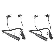 2X Y10 Wireless Neckband Earphones with Microphone in-Ear Sports Earphones Long Battery Life Noise Reduction