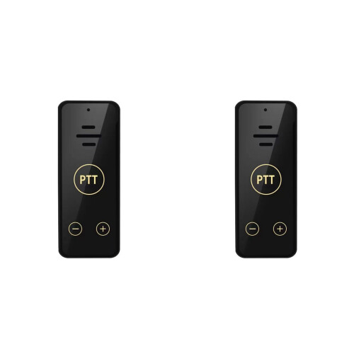 2X Intercom Small   Intercom with Headset External Sound Wireless Intercom Suitable for Beauty Salon Restaurants
