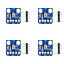 4X MP34DT01 Módulo de Microfone MEMS Digital PDM Saída de Modulação de Densidade de Pulso Simples Microfone Omnidirecional Pequeno