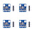 4X MP34DT01 PDM Digital MEMS Microphone Module Simple Pulse Density Modulation Output Small Omnidirectional Microphone 1