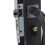 Türschloss Set Innenraum Aluminium Schwarz B28 19