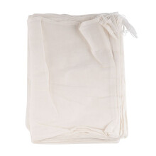 20 Pieces Large Muslin Bags Cotton Drawstring Bags,Tea Brew Bags (8 X 12 Inches)