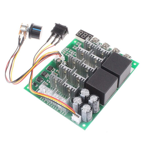 DC10V-55V Motor Speed Controller Digital Display 60A Regulator Speed Controller 12V-48V 100A Max Electrical Equipment