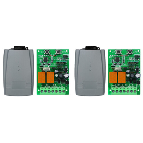 2X WiFi RF Garage Gate Sliding Door Opener Tuya   Remote Control  12V 24V Receiver Rolling Code