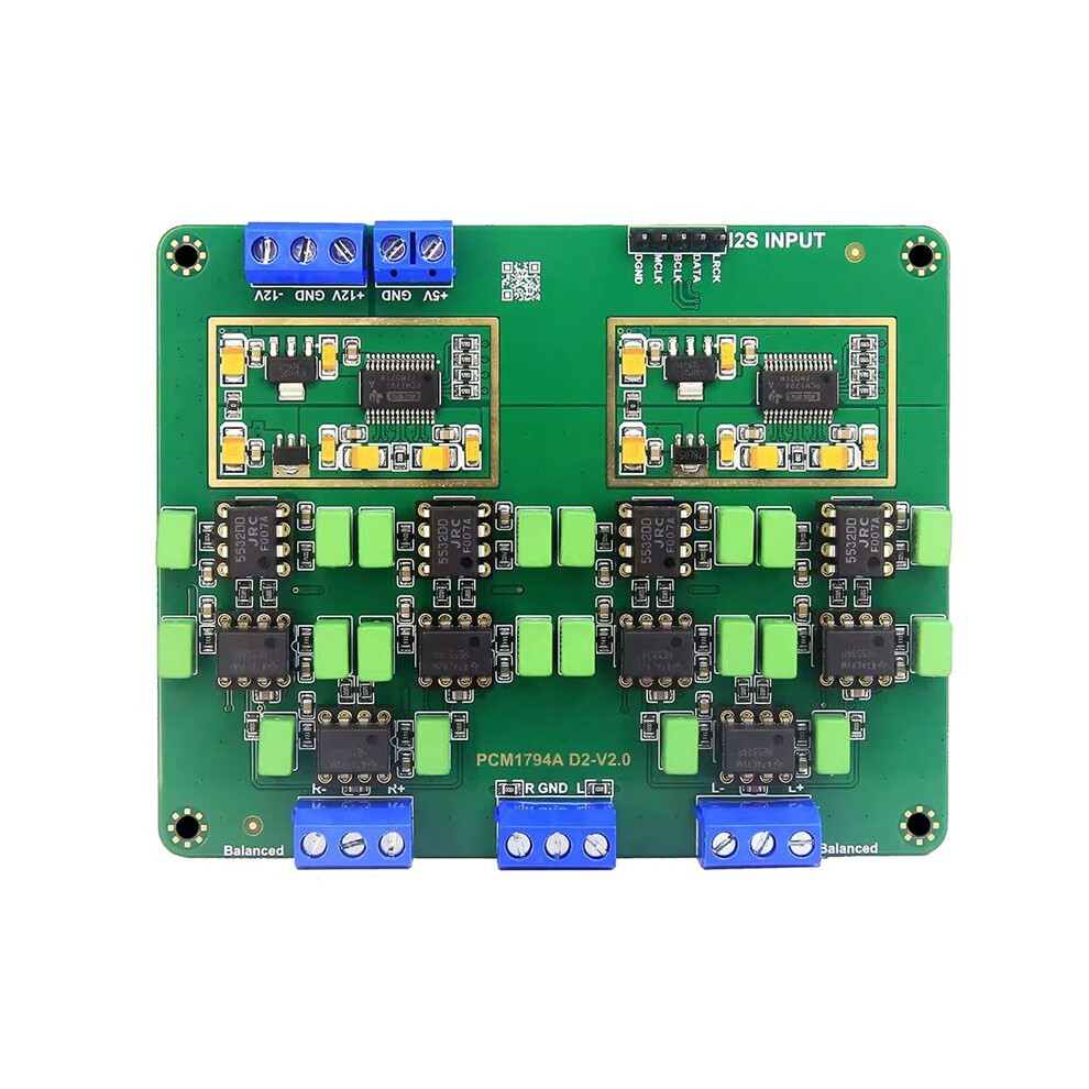 Upgrade Y3 Parallel Dual Pcm1794a Decoding Board Dac -Plated Hifi Fever 24Bit 192Khz Pcm1794 Gold 6033064638050