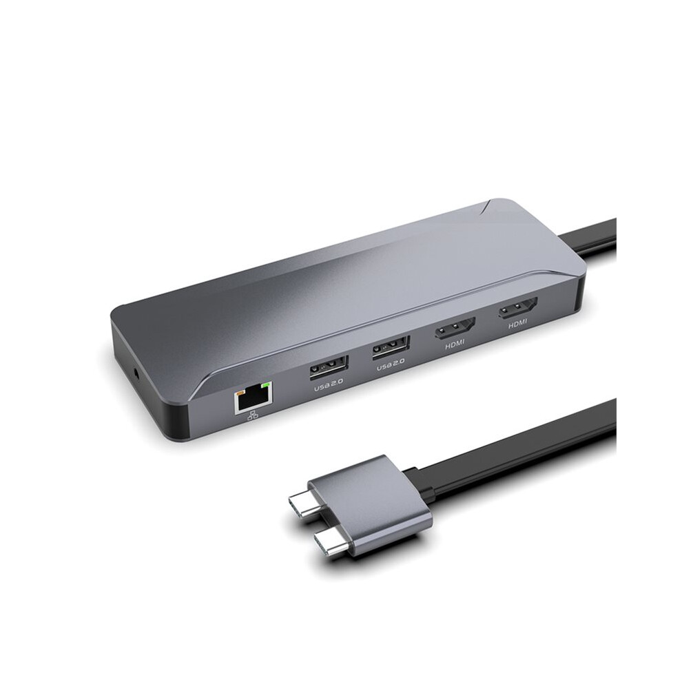 4K -Compatible Gigabit Ethernet Pd 100W Expansion Hub Dual Type-C For / Pro Expansion Dock 6033652617597