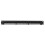1U Rack 24 Port Straight-Through CAT6 Patch Panel RJ45 Network Cable Adapter Jack Ethernet Distribution Frame 1