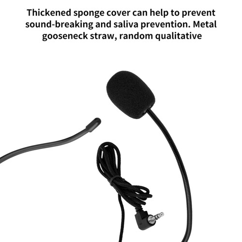 Mini Wired Head Mount Microphone