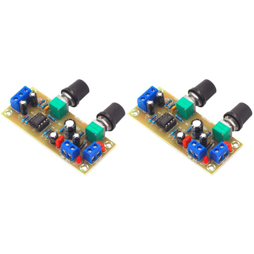 2X  10-24V Subwoofer Amplifier Preamp Board Subwoofer Frequency Filter Plate Single Power Supply Filter Board