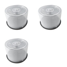 3 Stück CD/DVD-Aufbewahrungsbehälter mit Großer Kapazität, Durchsichtiger DVD-Halter Aus Kunststoff, Compact Disk Organizer, Platzsparendes Design