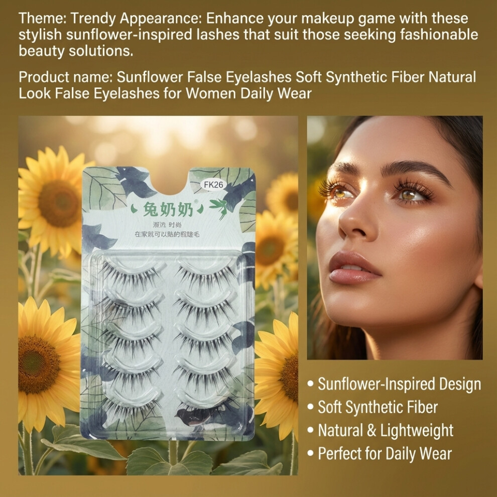 Zhouq-Outdoors Natural Look False Eyelashes For Women