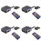4X 5V 3Pin ARGB Controller  Interface Extension Cable HUB  Adapter RGB Remote Controller A 1