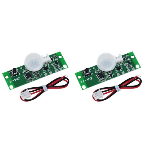 2X 3.7V Solar Lamp Board Control Sensor Night Light Module Infrared Human Body Induction Solar Circuit Board