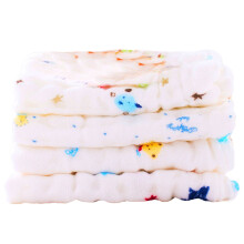 8 Pcs Nursing Towel Six Layer Pure Cotton Gauze Feeding Towel