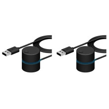 2X USB Computer Volume Adjustment Knob Multimedia Computer Volume Controller Notebook Desktop Sound Control