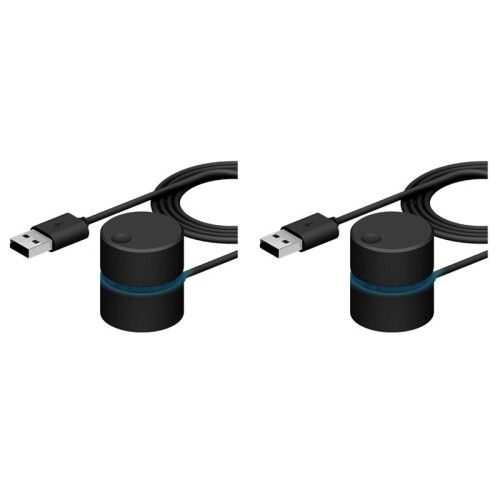 2X USB Computer Volume Adjustment Knob Multimedia Computer Volume Controller Notebook Desktop Sound Control