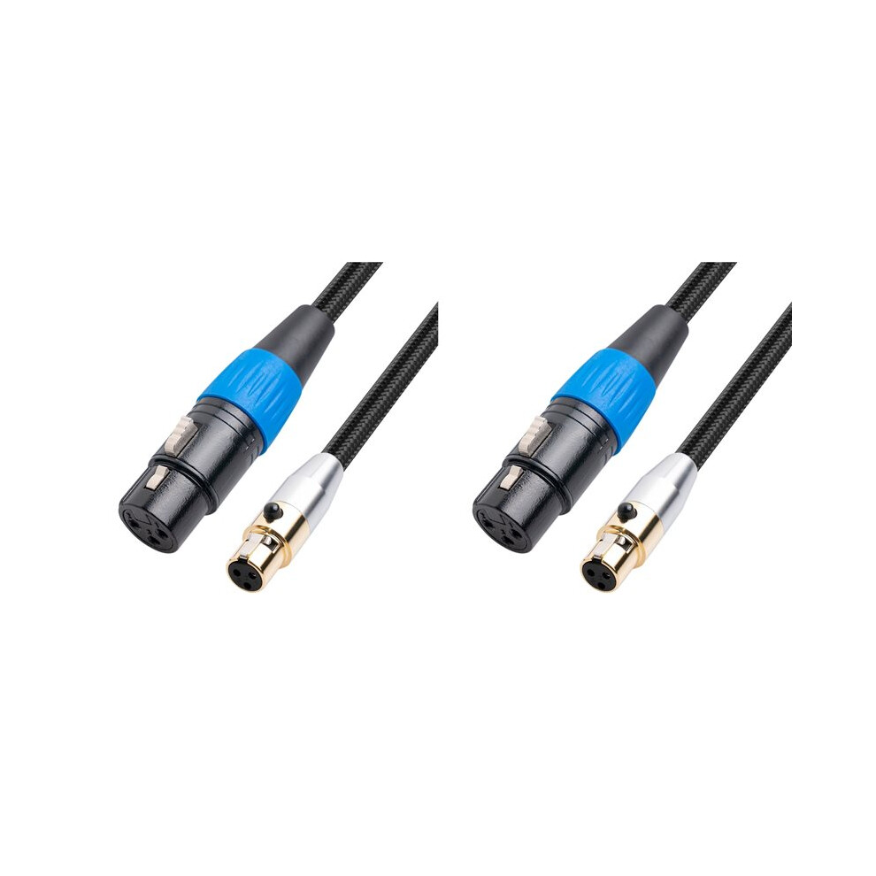 2X 3Pin Xlr Female To Female Cinema Audio Cable Photographic Device Microphone Extension Cable Audio Cable,0. 6033339444263