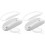 2X Mouse Charger for Magic Mouse 2 USB C Wireless Charging Support Ergonomic Grip&Mouse Base for Magic Mouse 2 White 1