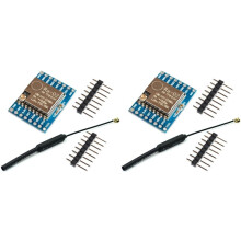 2X 433MHZ SX1278 LoRa Module 433M 10KM Ra-02 Wireless Spread Spectrum Transmission Board 2.4G IPX Antenna for Home