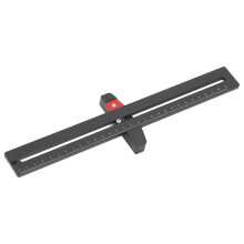 Aluminum Alloy Woodworking Scribing Compass 12-290mm Circle Ruler