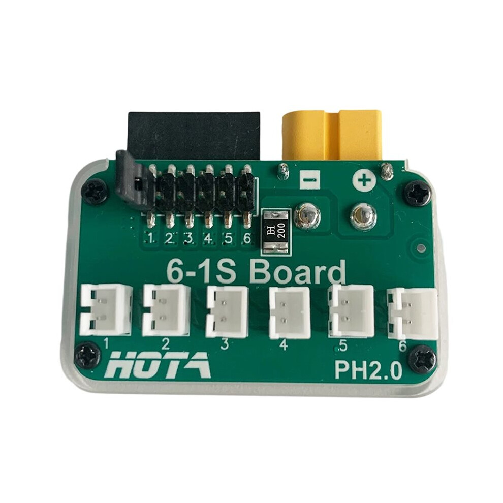 Hota Battery Charging Hub Osh 6-Port 1S Battery Charging Hub For Lipo Life Li-Ion Lihv Batteries Ph2.0 4711842239515