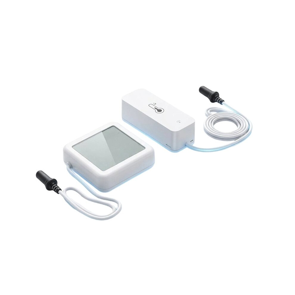 Tuya Wifi Temperature And Humidity Sensor With External Probe Digital Lcd Screen Work With App Control 4712490942406