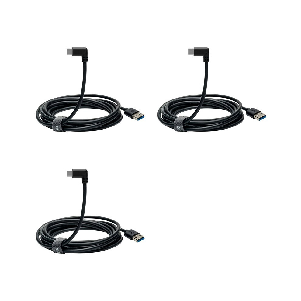 3Pcs 10Ft Usb3.1 Type C Link Cable High Speed For Quest Link Cable 5Gbps Transfer 4714194549301